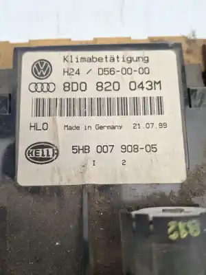 Автозапчастина б/у контроль опалення / кондиціонації для audi a4 b5 (8d2) 1.9 tdi посилання на oem iam 8d0820043mh  