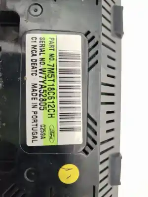 Peça sobressalente para automóvel em segunda mão comando de sofagem (chauffage / ar condicionado) por ford kuga i 2.0 tdci 4x4 referências oem iam 202080  