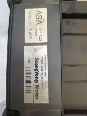 Second-hand car spare part heating / air conditioning control panel for ssangyong kyron 2.0 xdi 4x4 oem iam references   