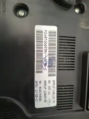 Автозапчастина б/у панель інструментів для renault megane iv fastback (b9a/m/n_) 1.5 dci 110 (b9a3) посилання на oem iam   