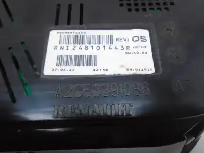 Second-hand car spare part speedometer for renault fluence k9k836 oem iam references 248101443r  