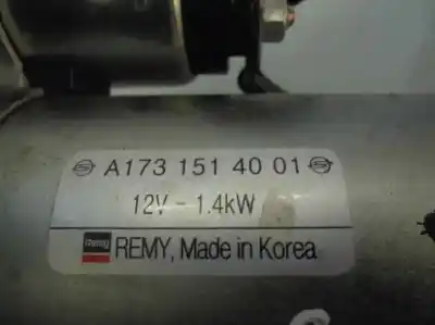 Автозапчастина б/у двигун запускається для ssangyong tivoli g16x посилання на oem iam a1731514001  
