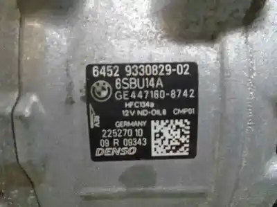 Pezzo di ricambio per auto di seconda mano compressore aria condizionata per bmw serie 1 berlina 5p (f20) n47d20c riferimenti oem iam 64529223694  