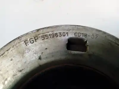 Pièce détachée automobile d'occasion poulie de vilebrequin pour opel vectra c berlina d-z19dt références oem iam 93191381  