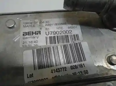 Peça sobressalente para automóvel em segunda mão radiador de óleo do motor por mercedes-benz sprinter ii james cook (906) 313 cdi james cook westfalia (03.2009->) referências oem iam u7902002  