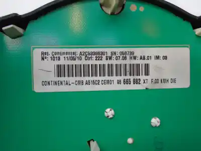 Автозапчасти б/у счетчик километров часы за citroen c3 i (fc_, fn_) 1.4 hdi ссылки oem iam 6103gh  