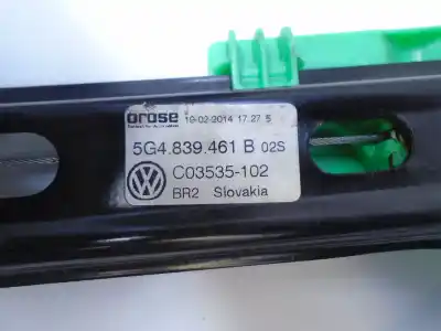 Автозапчасти б/у регулятор стекла заднего левого за volkswagen golf vii variant (ba5, bv5) 1.6 tdi ссылки oem iam 5g4839461b  