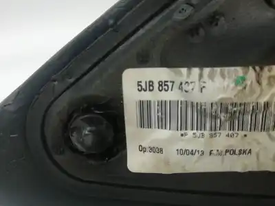 Second-hand car spare part left rearview mirror for seat toledo iv (kg3) 1.6 tdi oem iam references 5jb857507c  