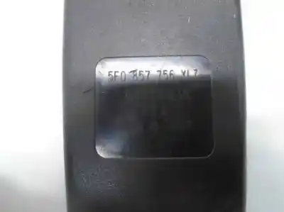 Second-hand car spare part right front seat belt buckle for seat leon (5f1) 1.6 tdi oem iam references 5f0857756  
