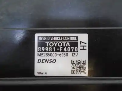 Автозапчастина б/у електронний модуль для toyota c-hr (x10) 2zr посилання на oem iam 89981f4070  