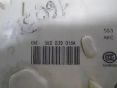 Автозапчастина б/у замок заднього правого дверя для seat toledo iv (kg3) 1.6 tdi посилання на oem iam 5e0839016a  