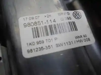 Second-hand car spare part driver left window regulator for volkswagen passat b6 variant (3c5) 2.0 tdi oem iam references 3c1837461h  