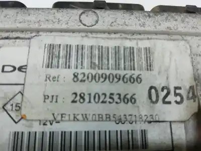 Автозапчастина б/у ебу контролер двигуна для renault kangoo ii (f/kw0) k9k802 посилання на oem iam 8201112294  