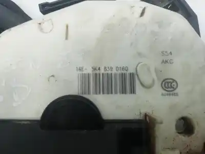 Автозапчасти б/у замок задней правой двери за seat leon (5f1) 1.2 tsi ссылки oem iam 5k4839016q  
