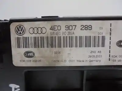 Автозапчасти б/у комфортный модуль за audi a8 (4e) ase ссылки oem iam 4e0910289d  