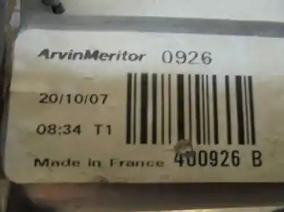 Second-hand car spare part passenger side right window regulator for nissan note (e11e) k9k oem iam references 807009u000  