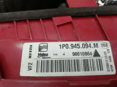 Second-hand car spare part interior rear right light for seat leon (1p1) cayc oem iam references 1p0945108m  1p0945094m