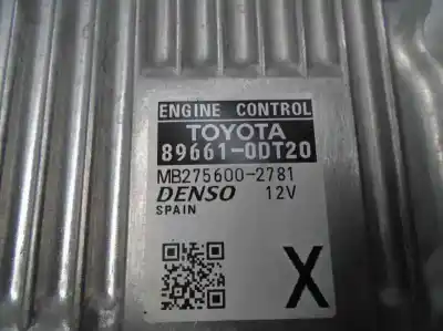 Second-hand car spare part ECU ENGINE CONTROL for TOYOTA YARIS (P13)  OEM IAM references MB2756002781  