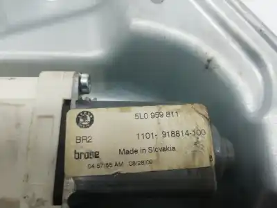 Автозапчастина б/у регулятор склона задній лівий для skoda yeti (5l) (2009) cbdb посилання на oem iam 5l0839461a  