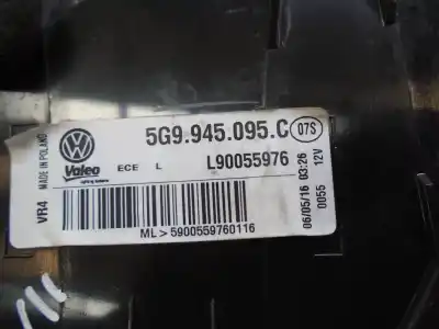 Автозапчастина б/у лівий ход ліхар для volkswagen golf vii variant (ba5, bv5) 1.6 tdi посилання на oem iam 5g9945095h  