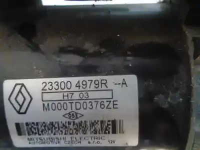 Second-hand car spare part starter motor for nissan juke (f15e) hra2ddt oem iam references 2330000q3d  