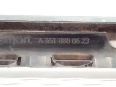 Pezzo di ricambio per auto di seconda mano griglia paraurti anteriore per smart fortwo coupe 132910 riferimenti oem iam a4518880623  