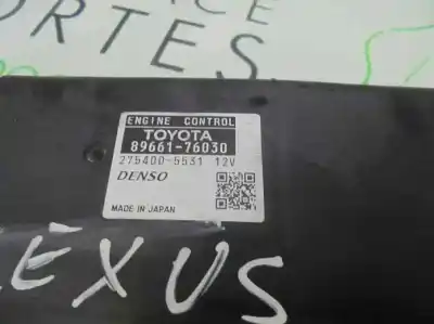 Second-hand car spare part ecu engine control for lexus ct (zwa10_) 200h (zwa10_) oem iam references 8966076030  