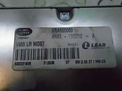Peça sobressalente para automóvel em segunda mão módulo eletrônico por land rover range rover (lm) 306d1 referências oem iam xra500060  