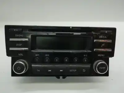 Second-hand car spare part audio system / radio cd for nissan pulsar fastback (c13) 1.5 dci oem iam references 281853zl1a