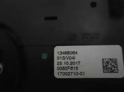 Автозапчастина б/у контроль опалення / кондиціонації для opel corsa e (x15) 1.4 turbo (08, 68) посилання на oem iam 13468064  