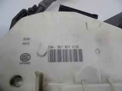 Автозапчастина б/у замок передніх дверей лівий для volkswagen golf vii variant (ba5, bv5) 1.6 tdi посилання на oem iam 5k1837015e  