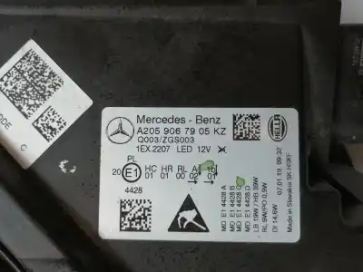 Автозапчасти б/у левая фара за mercedes-benz clase c (w205) lim. 2.1 cdi cat ссылки oem iam a2059062604  
