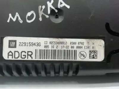 Автозапчасти б/у многофункциональный дисплей за opel mokka b16dth/lvl ссылки oem iam 22915943  