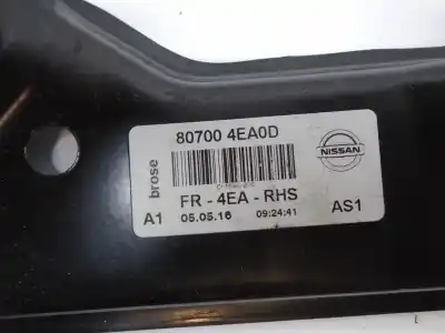Автозапчастина б/у регулятор переднього правого скла для nissan qashqai ii suv (j11, j11_) 1.2 dig-t посилання на oem iam 807004ea3d  