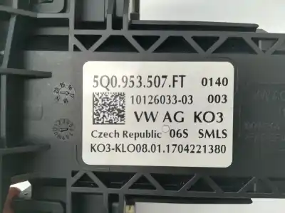 Second-hand car spare part indicator switch for volkswagen golf vii variant (ba5, bv5) 2.0 tdi oem iam references 5q0953507ft  