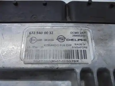 Автозапчасти б/у блок управления двигателем за ssangyong korando 672950 ссылки oem iam 28485283  