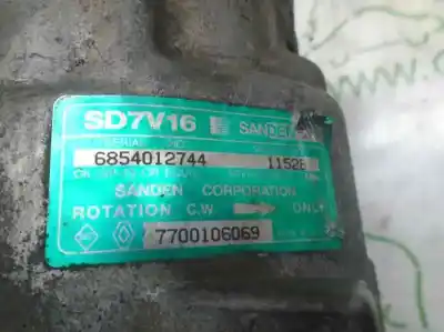 Second-hand car spare part air conditioning compressor for renault clio ii fase i (b/cb0) d7f oem iam references 7700106069  