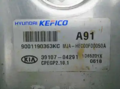 Second-hand car spare part ecu engine control for kia picanto (ja) g3la oem iam references 9001190363kc  