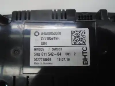 Peça sobressalente para automóvel em segunda mão comando de sofagem (chauffage / ar condicionado)  por smart fortwo coupe 281910g referências oem iam a4539050600  
