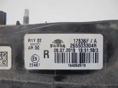 Автозапчасти б/у внутренний правый задний фонарь за renault clio v h4db4 ссылки oem iam 265503304r  