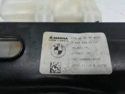 Pezzo di ricambio per auto di seconda mano alzacristalli posteriore destro per bmw serie 1 berlina 5p (f20) b47d20a riferimenti oem iam 51357281884  