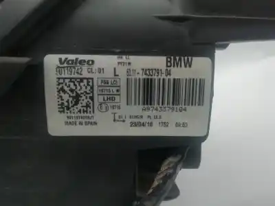 Автозапчастина б/у ліва фара для mini mini 5-trg. (f55) b38a15a посилання на oem iam 63117433791  