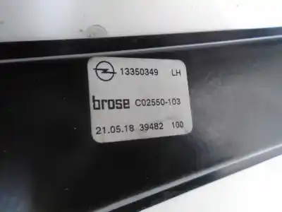 Second-hand car spare part driver left window regulator for opel adam (m13) 1.4 oem iam references 13408526  