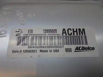 Автозапчасти б/у блок управления двигателем за opel corsa e (x15) 1.4 turbo (08, 68) ссылки oem iam 12692201  