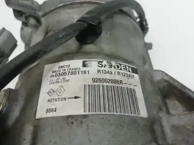 Автозапчастина б/у компресор кондиционера для renault clio v h4d470 посилання на oem iam 926002888r  