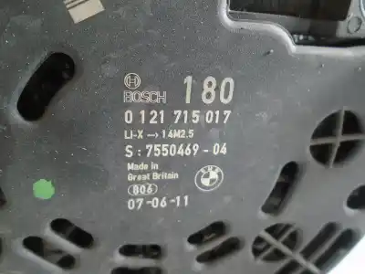 Pezzo di ricambio per auto di seconda mano alternatore per bmw serie 1 berlina (e81/e87) n43b20a riferimenti oem iam 12317550469  