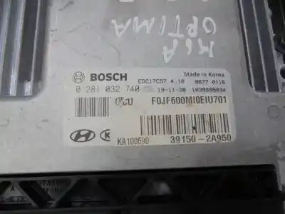Автозапчасти б/у блок управления двигателем за kia optima (jf) d4fd ссылки oem iam 391502a950  