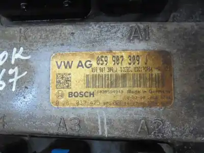 Recambio de automóvil de segunda mano de centralita motor uce para volkswagen amarok 3.0 tdi 4motion referencias oem iam 059907309j 1039s94949 edc17cp54 