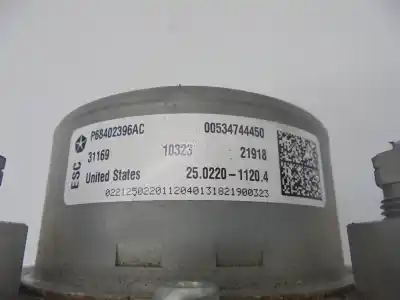 Tweedehands auto-onderdeel abs besturingseenheid voor jeep compass (mp) 55263624 oem iam-referenties p68402396ac  
