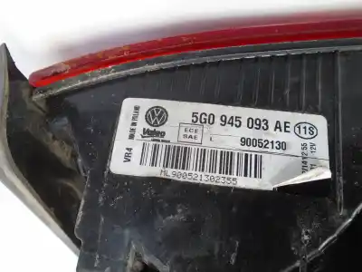 Автозапчасти б/у внутренний левый задний фонарь за volkswagen golf vii variant (ba5, bv5) 1.6 tdi ссылки oem iam 5g0945093ae  